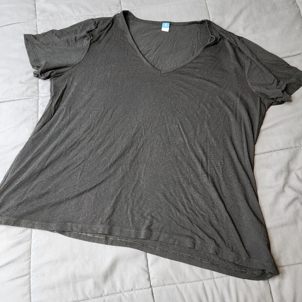 Old Navy Luxe Black T-shirt